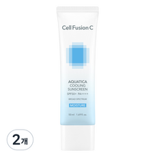 셀퓨전씨 아쿠아티카 쿨링 썬스크린 SPF50+ PA++++, 2개, 50ml 2개, 50ml