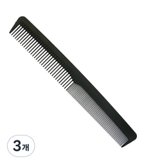 미용실 빗, 블랙, 3개