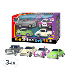 타요 스페셜 꼬마버스 친구들 세트8, 멜로디 + 버드 + 그레이 + 마법 수사대, 3세트