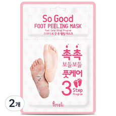 프레티 쏘 굿 3스텝 발각질제거 마스크팩, 1개입, 2개