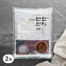 반찬단지 고추무침, 1kg, 2개