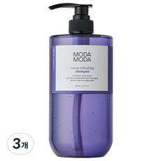 모다모다 네이쳐 리프레싱 샴푸 릴리프 라벤더향, 980ml, 3개