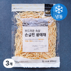 청해명가 손질 프리미엄 부드러운 속살 황태채 (냉동), 250g, 3개
