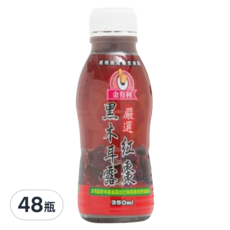 五福 養生黑木耳露 紅棗, 植物性燕窩 膳食纖維豐富 低卡低熱量 營養滿分, 350ml, 48瓶