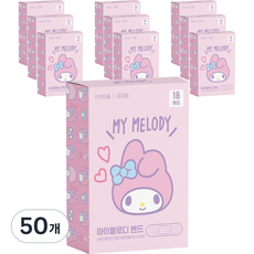 아텍스 마이멜로디 패턴밴드 표준형 반창고, 16개입, 50개