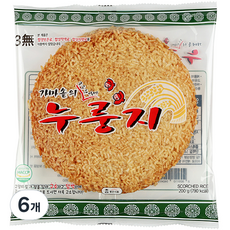 참좋은식품 가마솥의 구수한 별미 누룽지, 200g, 6개