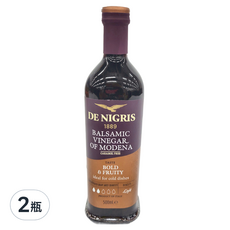 DE NIGRIS 德尼格斯 摩德納巴薩米克醋，焦糖無添加，口感濃郁果香，500毫升, 500ml, 2瓶