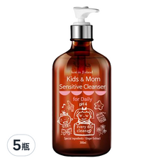 Kori In J Island Kids+Mom 親子舒敏潔面露, 300ml, 5瓶