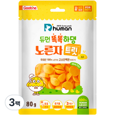 듀먼 반려동물 똑똑하댕 노른자트릿 간식, 노른자, 80g, 3팩