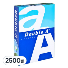 Double A 多功能影印紙, A4尺寸 500張裝 80gsm, A4, 2500張