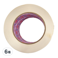 HarVest 蘋果牌 大力膠帶 防水布膠帶 (白色) 48mm*25M 2入, 6捲
