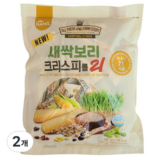 한일제과 새싹보리 크리스피롤 21곡, 2개, 500g