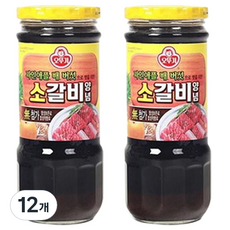 오뚜기 소갈비양념, 480g, 12개