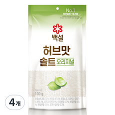 백설 허브솔트오리지널, 100g, 4개