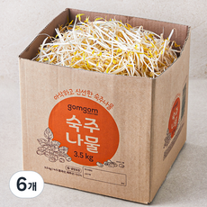곰곰 숙주나물, 3.5kg, 6박스
