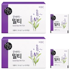 굿바이밀티 허브티, 1.7g, 20개입, 2개