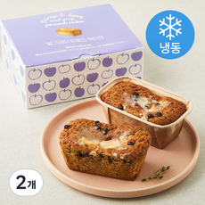 블루스트리트 코코로카라 얼그레이 파운드 케이크 (냉동), 200g, 2개