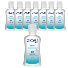 가그린 제로 구강청결제, 100ml, 8개