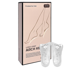 Awesome Well Arch Keeper 矽膠鞋墊, 1盒, Arch Keeper M 1盒