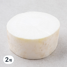 제주 친환경 절단무, 400g, 1개입, 2개, 400g