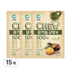 청정원 유기농 군밤츄, 80g, 15개