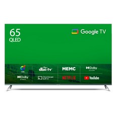 더함 4K UHD QLED 구글 OS TV, 165cm(65인치), UA651QLED VA SH 2023C1, 스탠드형,