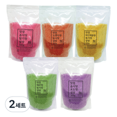 맛깔 솜사탕 설탕 딸기향 300g + 포도향 300g + 메론향 300g + 오렌지향 300g + 파인애플향 300g 세트, 2세트