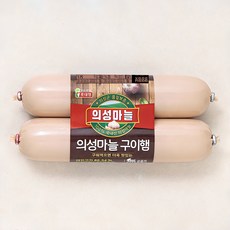 롯데햄 의성마늘 구이햄 2개입, 320g, 1개 320g, 1개