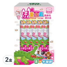 T.KI 白人 鐵齒兒童含氟漱口水隨身包 12ml*16入, 木糖醇, 氟化物, 草莓口味, 無添加人工色素/酒精, 192ml, 2盒