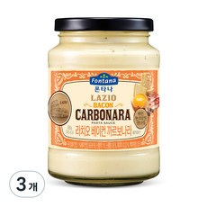 폰타나 라치오 베이컨 까르보나라 파스타소스, 430g, 3개
