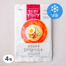 한반 살얼음동동 김치말이국수 2인분 (냉동), 1046g, 4개