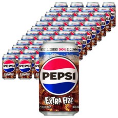 펩시 엑스트라 피즈 탄산음료, 48개, 355ml