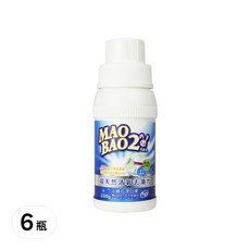 MAO BAO2 毛寶兔 超天然小蘇打活氧殺菌漂白素, 有效去除頑固污漬, 適用於嬰幼兒衣物, 預防衣物發黃, 環保無污染, 330g, 6瓶