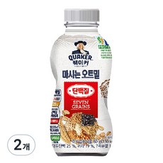 퀘이커 마시는 오트밀F 단백질2.0, 80g, 2개