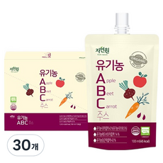 jyone 有機ABC榨汁果汁, 100ml, 30個