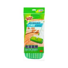 3M Scotch-Brite 百利 魔布強效拖把 巧易型乾濕兩用布補充包 2條, 1包