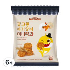 핑크퐁 아기상어 미니약과, 110g, 6개