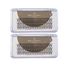 더분 부분 속눈썹 12mm FR-02, 2개