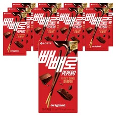 롯데웰푸드 빼빼로 초코, 55g, 10개