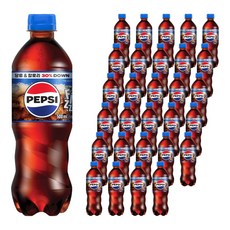 펩시 엑스트라 피즈 탄산음료, 30개, 500ml