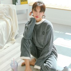 테라우드 여성용 마약수면 잠옷 상하의 세트
