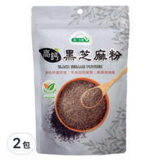 統一生機 高鈣黑芝麻粉, 300g, 2包