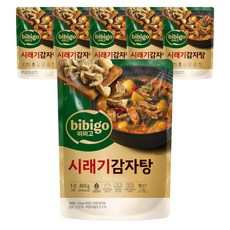 비비고 시래기감자탕, 6개, 460g
