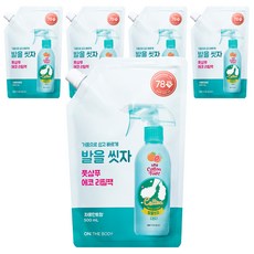 온더바디 코튼풋 발을씻자 풋샴푸 자몽민트향 리필 500ml, 1개입, 5개