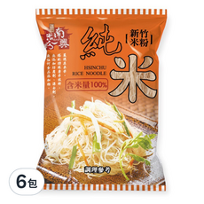 南興米粉 新竹純米米粉,6包入,200g,嚴選台灣好米製作，口感Q彈，無添加防腐劑, 6包