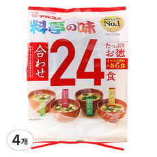 마루코메 료테이노 아지 24식 즉석식품, 432g, 4개