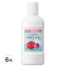 제니튼 닥터제니 어린이 가글 구강청결제 사과자두향, 300ml, 6개