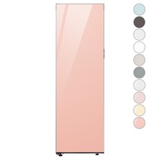  색상선택형 삼성전자 BESPOKE 냉장고 1도어 키친핏 409L 좌개폐 방문설치 RR40C7805AP 