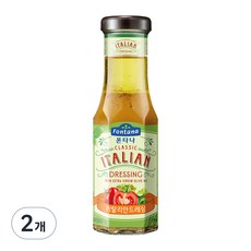 폰타나 이탈리안 드레싱, 270g, 2개