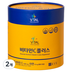 바이탈프로그램 종근당 비타민C 플러스 1000mg 120p, 240g, 2개 240g, 2개